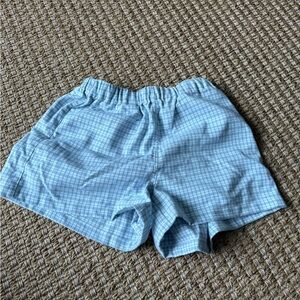 Brandy Melville Light Blue Checkered Shorts